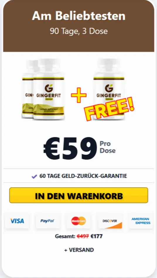 Gingerfit offer price